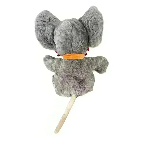 Manhattan Toy Grey Plush Mouse Red Yellow Stuffed Animal Good Condition Stuffie - Picture 4 of 9